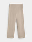 PANTAL&Oacute;N LARGO FLUIDO Piedra