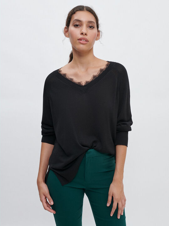 JERSEY PUNTILLA PICO Negro image number null
