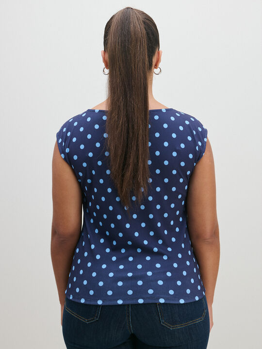 CAMISETA SISADA SUBLIMADA TOPOS Azul Marino image number null
