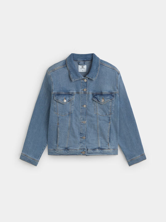 CAZADORA VAQUERA BASICA Mid blue image number null