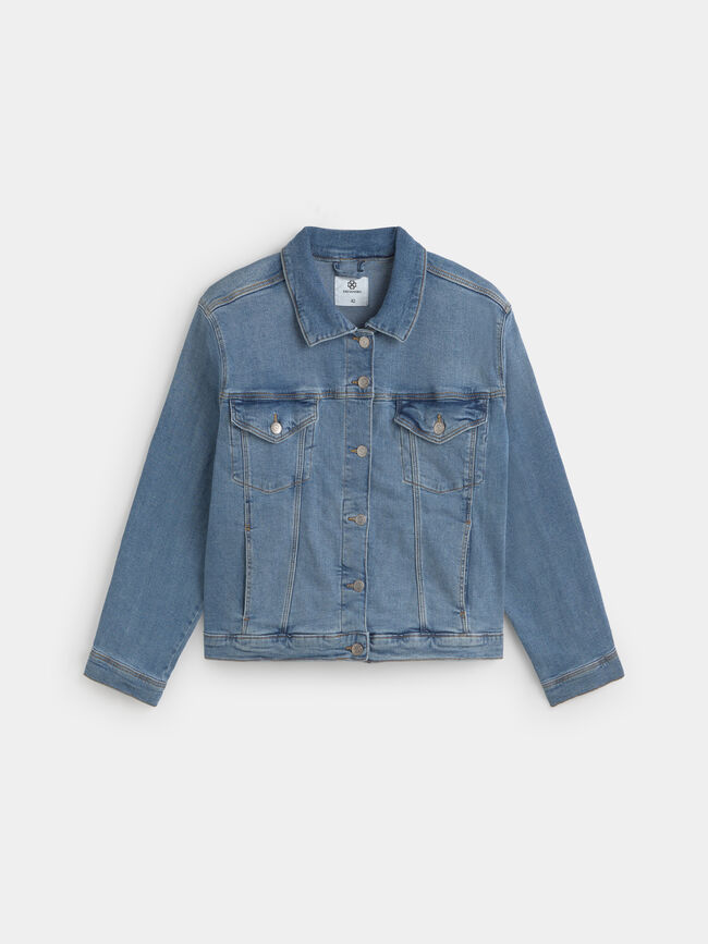 CAZADORA VAQUERA BASICA Mid blue