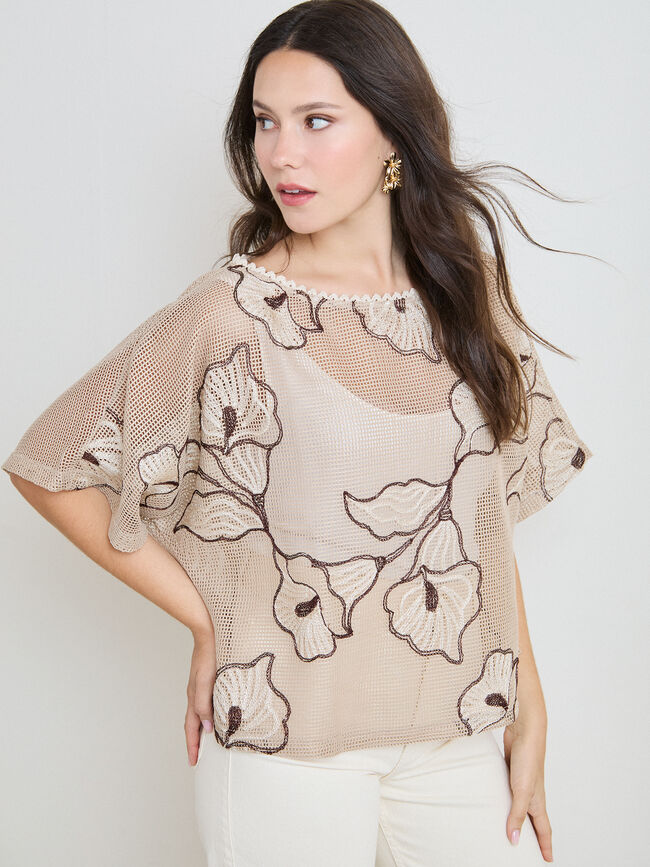 CAMISETA CALAS Marron