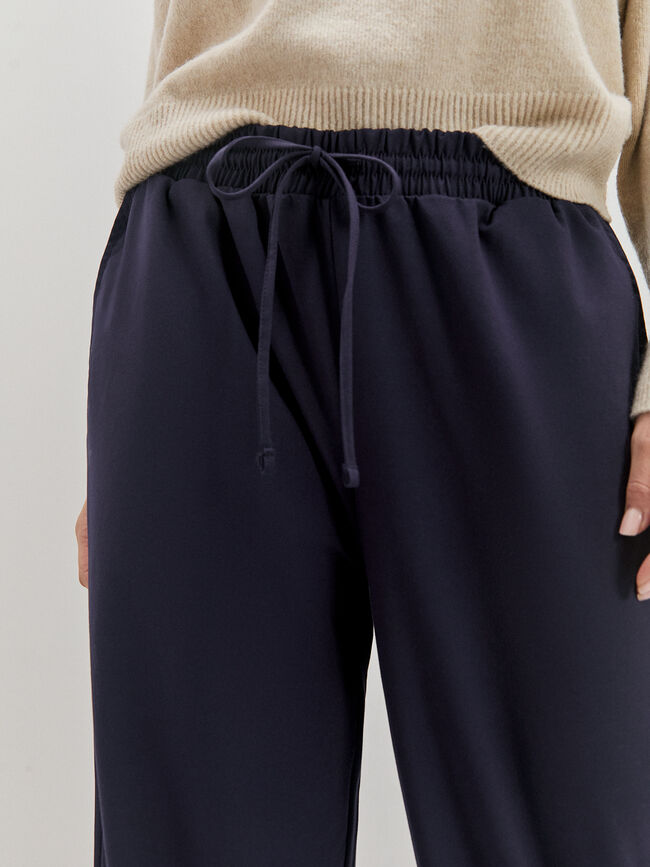 PANTALÓN PALAZZO Azul Marino