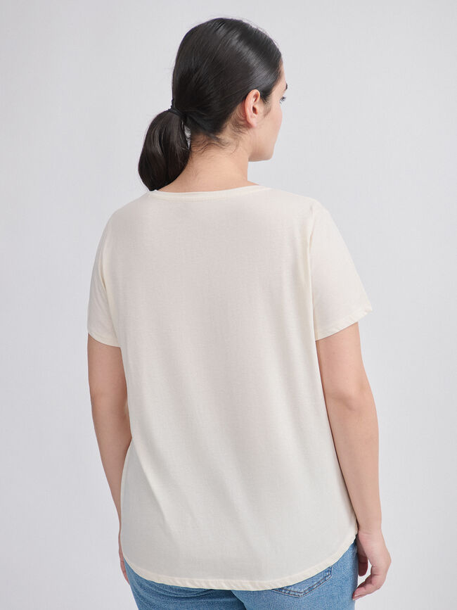 CAMISETA POSICIONAL MANDALA Crudo