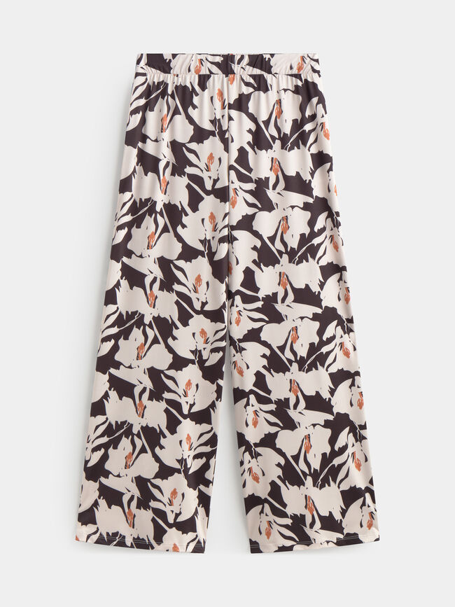 PANTALON ESTAMPADO Negro