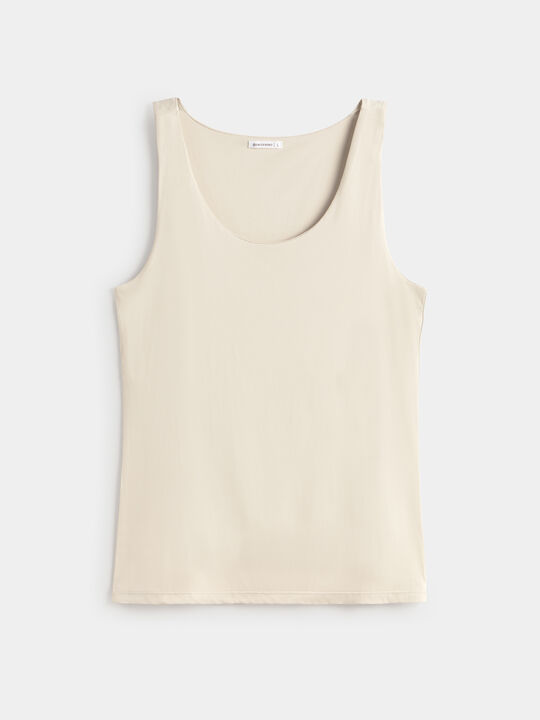 CAMISETA TIRANTE ANCHO Piedra image number null