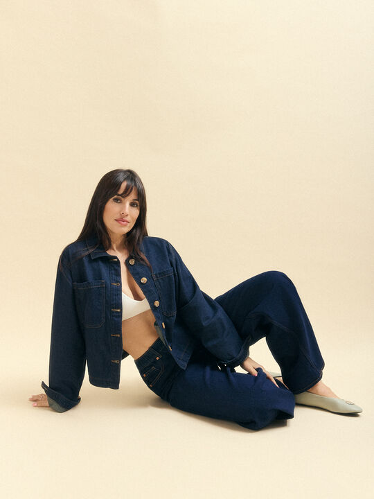 CHAQUETA VAQUERA BOLSILLOS Rinse Wash image number null