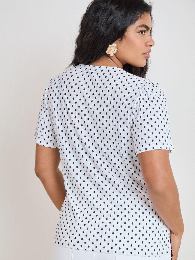 CAMISETA TOPOS ROMANTICA Blanco Optico