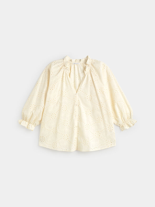 BLUSA BORDADO Crudo