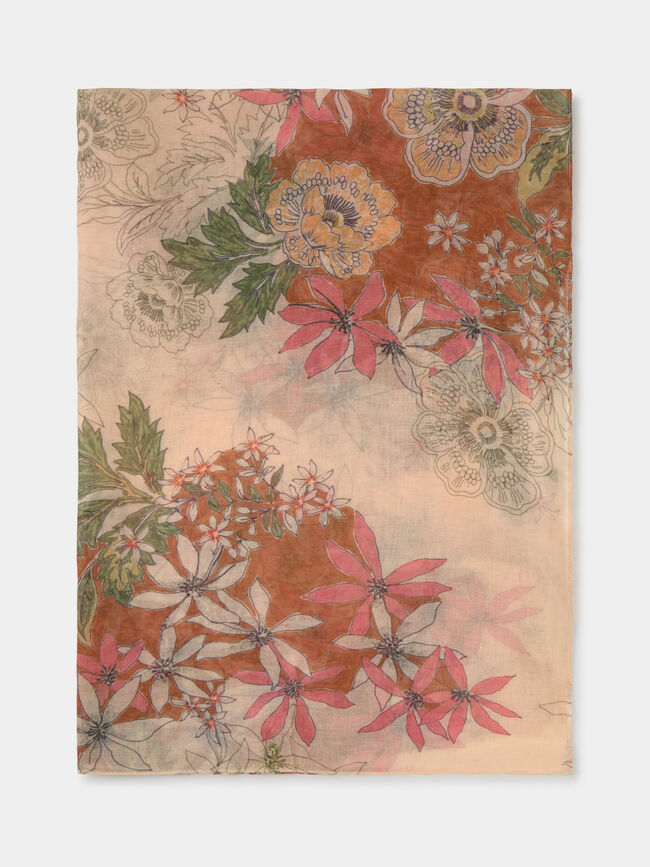 PA&Ntilde;UELO ESTAMPADO ROM&Aacute;NTICO Crudo