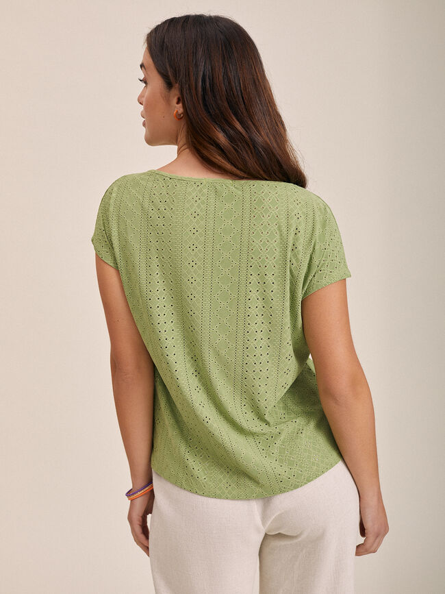 CAMISETA CALADA kaki claro
