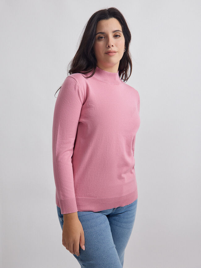 JERSEY CUELLO PERKINS Rosa Medio