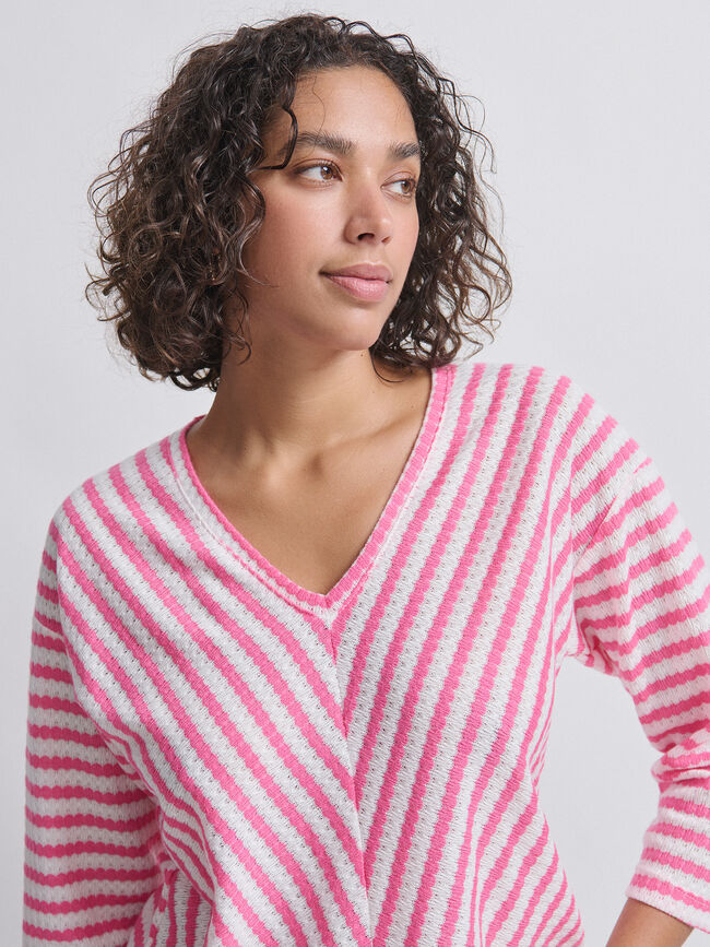 JERSEY RAYAS Fucsia