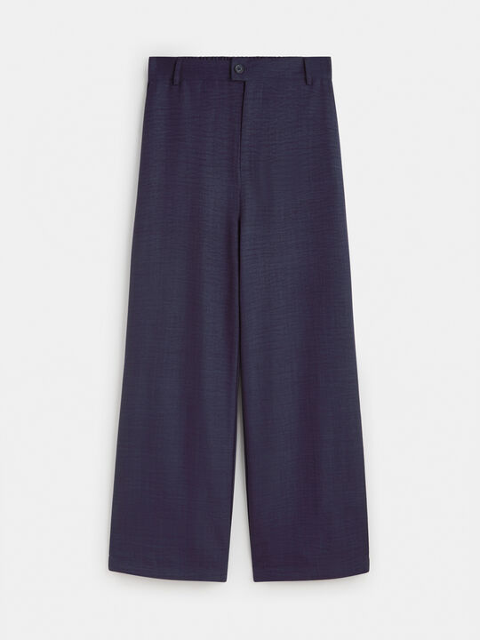PANTALON RECTO RUSTICO Azul Marino image number null