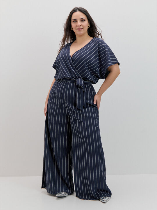 MONO RAYAS CRUZADO Azul Marino image number null