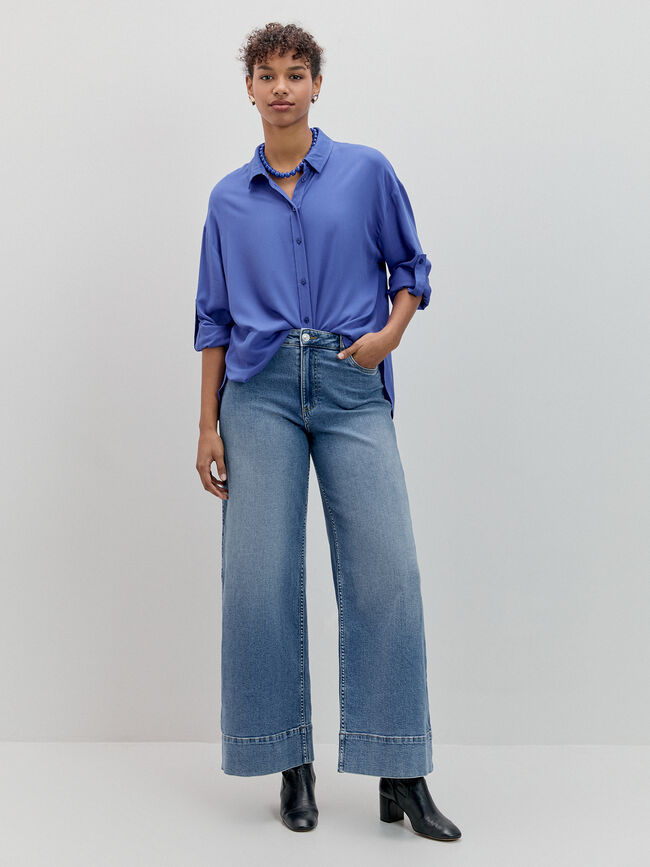 CAMISA MANGA LARGA Azulon