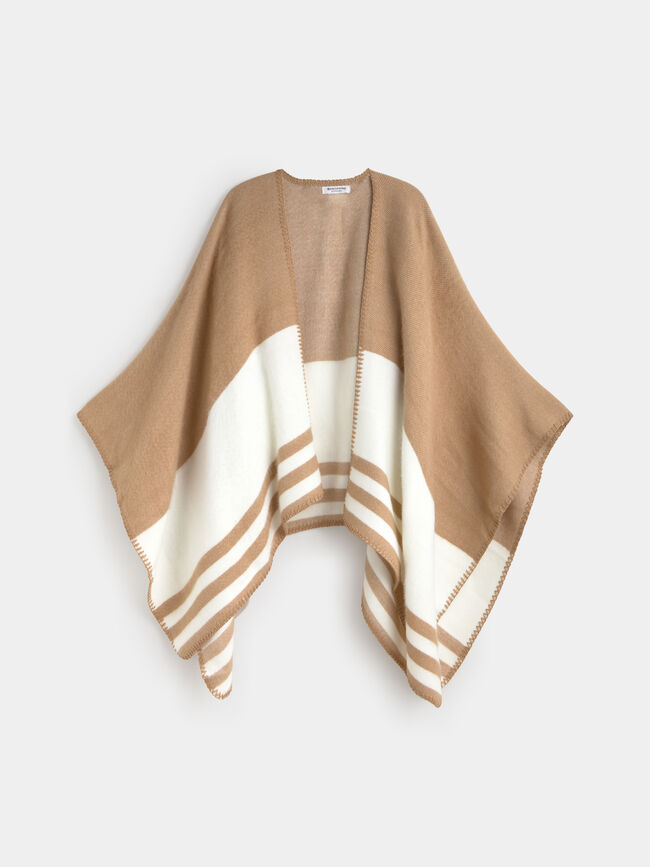 PONCHO RAYAS Crudo