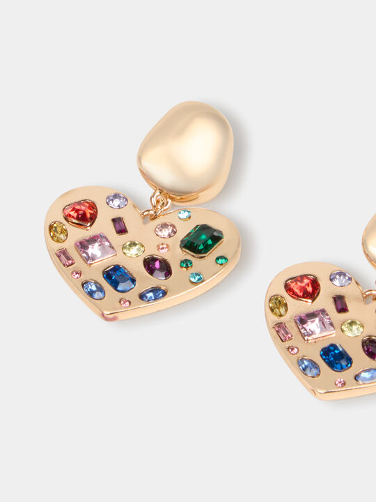 PENDIENTES CORAZON Oro image number null