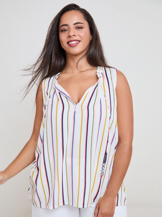 TOP FLUIDO ESTAMPADO Crudo