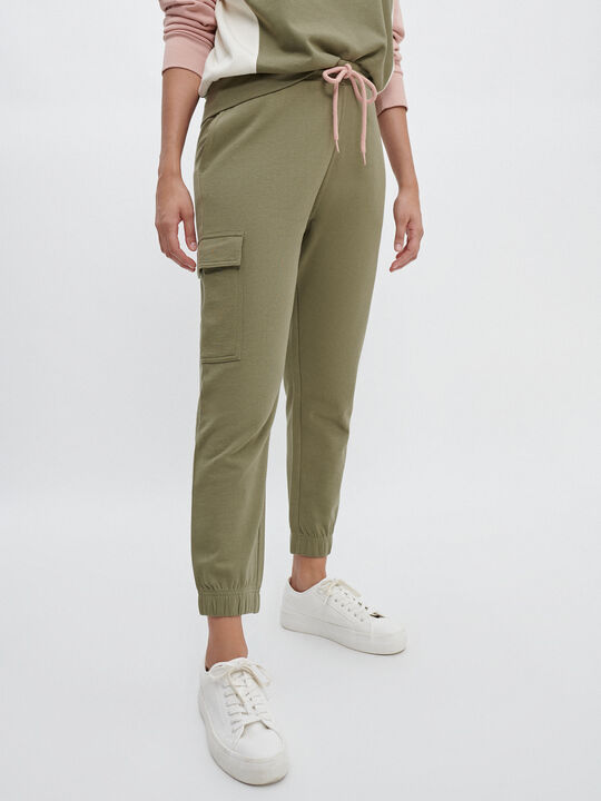 PANTALON JOGGER CARGO Kaki image number null
