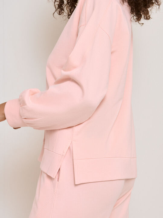 SUDADERA CORTES Rosa image number null