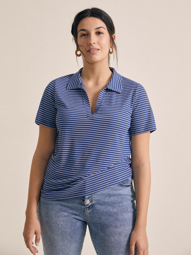 Camiseta polo Azul Real