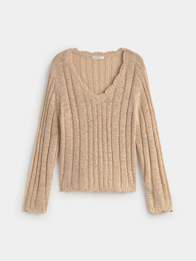 JERSEY PICO CINTA Piedra