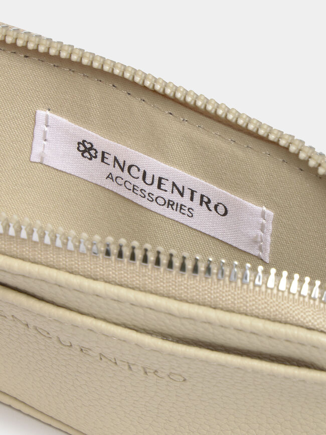 MONEDERO CREMALLERA Crudo