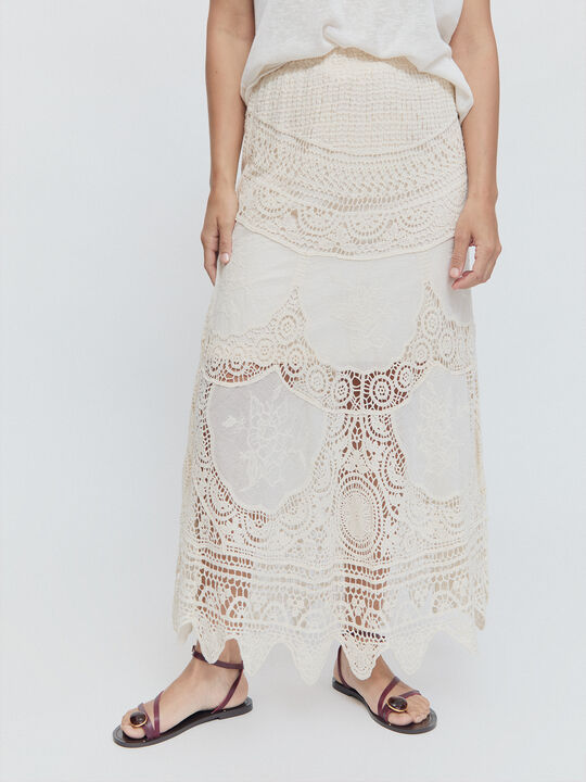 FALDA DE CROCHET Crudo image number null
