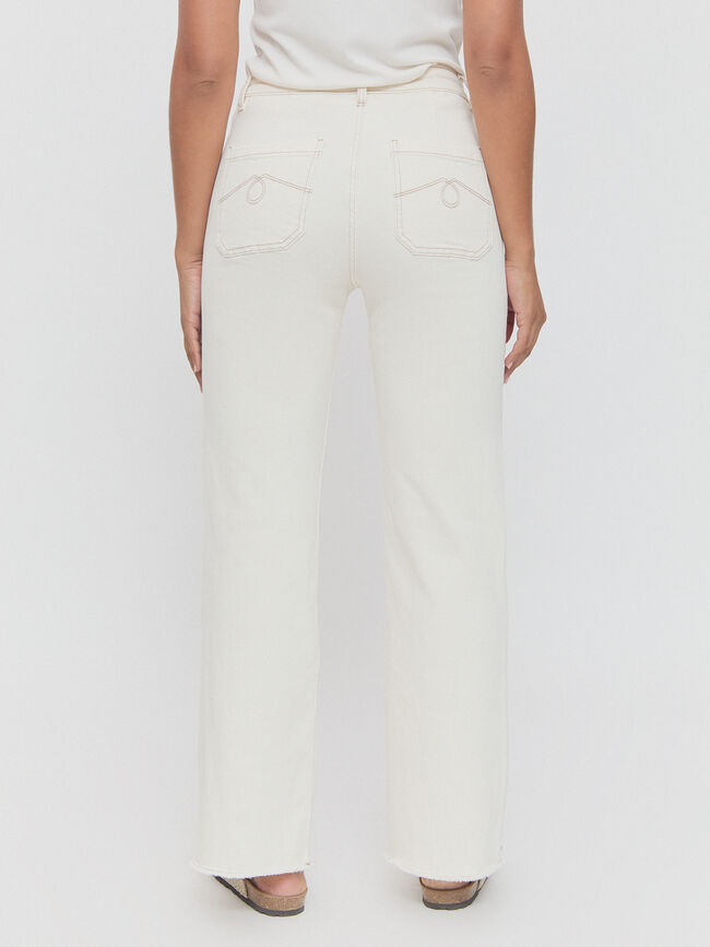 VAQUERO FLARE CROP Crudo