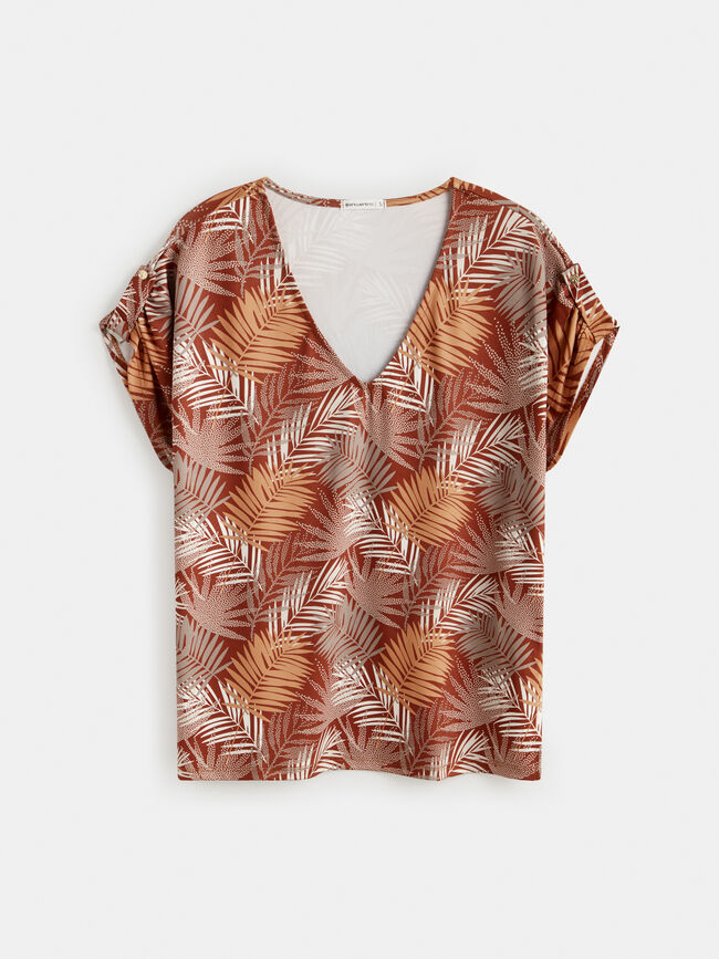 CAMISETA ESCOTE PICO Estampado 2