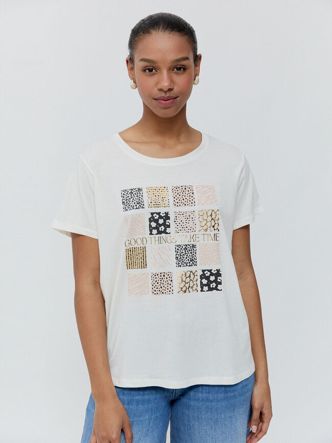 CAMISETA POSICIONAL ANIMAL Crudo