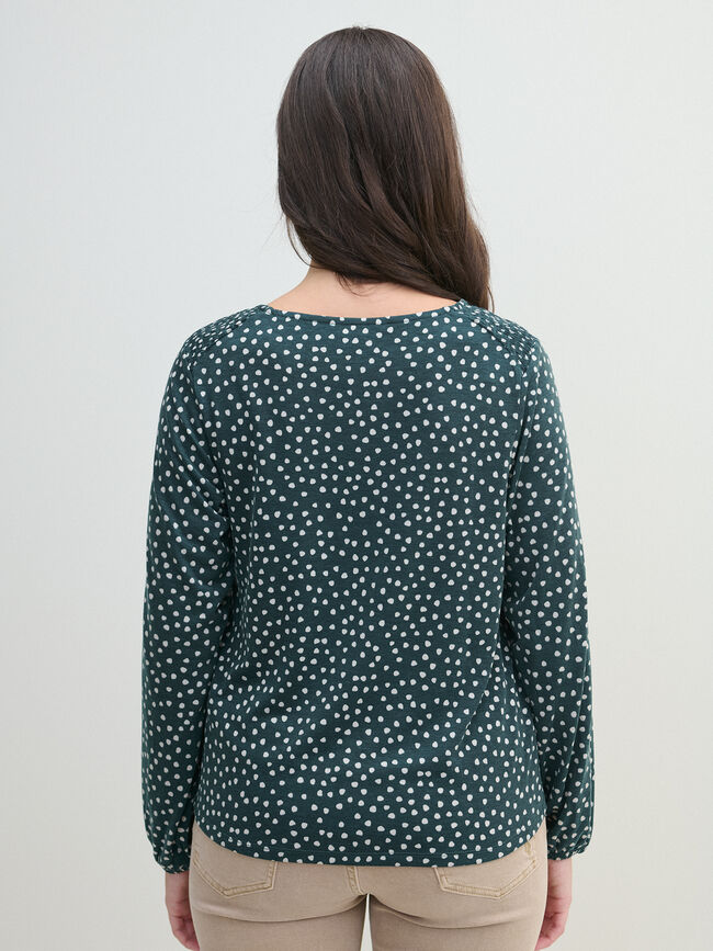 CAMISETA FRUNCE HOMBRO Estampado 1