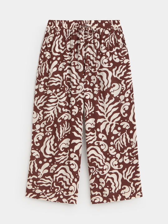 PANTALON  CULOTTE FLUIDO Crudo image number null