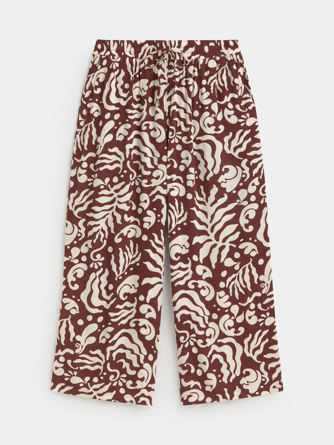 PANTALON  CULOTTE FLUIDO Crudo