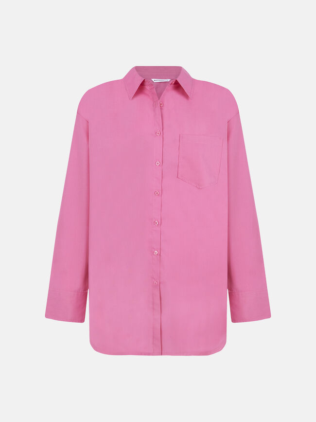 Blusa popelín Fucsia