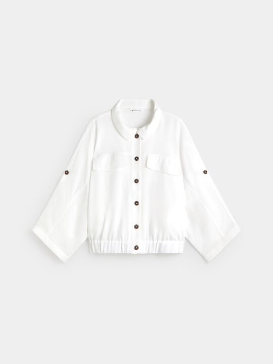 chaqueta rustica Blanco Optico image number null