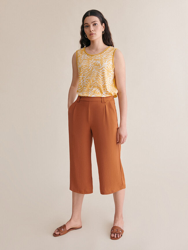 Pantalón culotte fluido Azafran 2