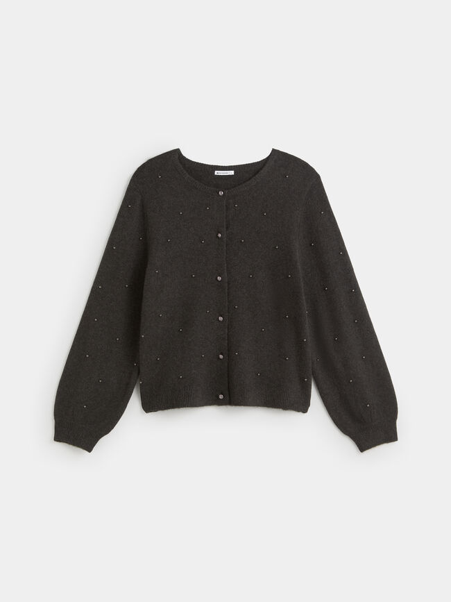 CARDIGAN JAM Gris Oscuro