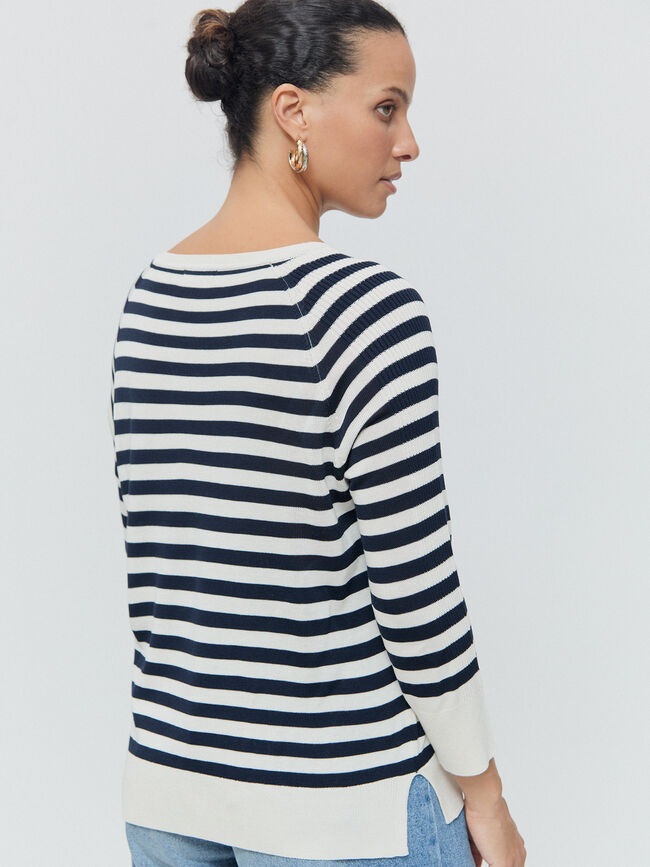 JERSEY RAYAS Azul Marino