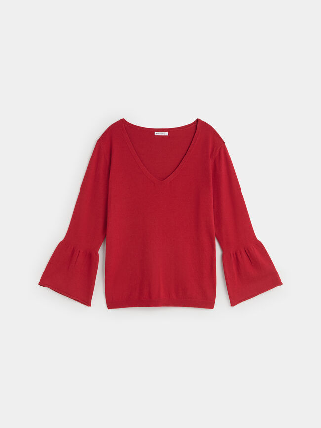 JERSEY MANGA VOLANTE Rojo Cereza