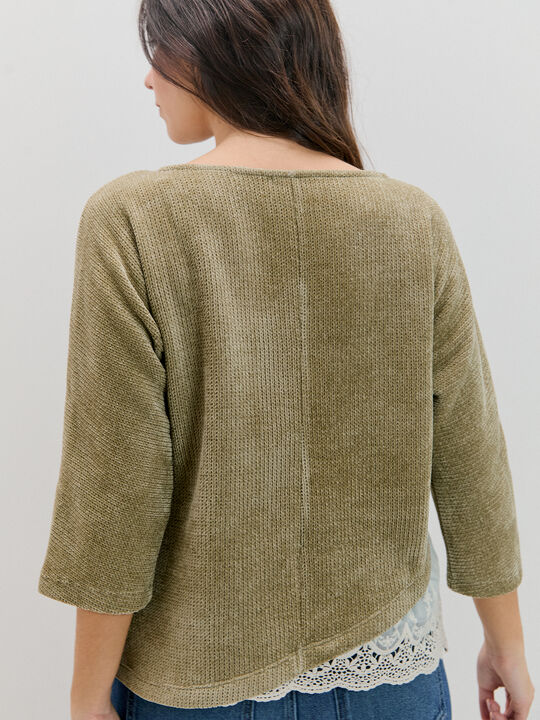 JERSEY PUNTILLA Verde Pastel image number null