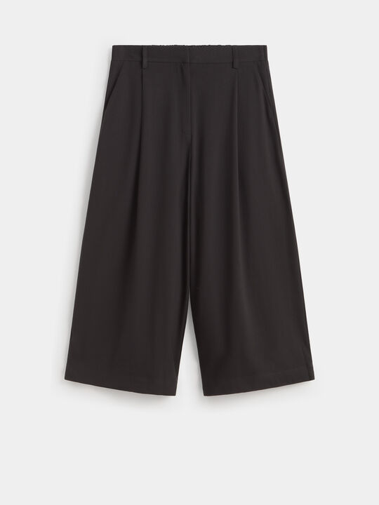 PANTAL&Oacute;N CULOTTE VESTIR Negro image number null