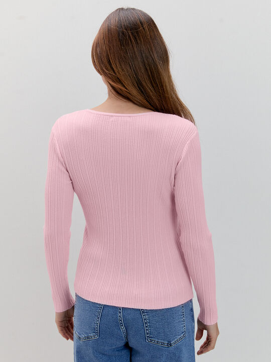 JERSEY PICO CANALE Rosa image number null