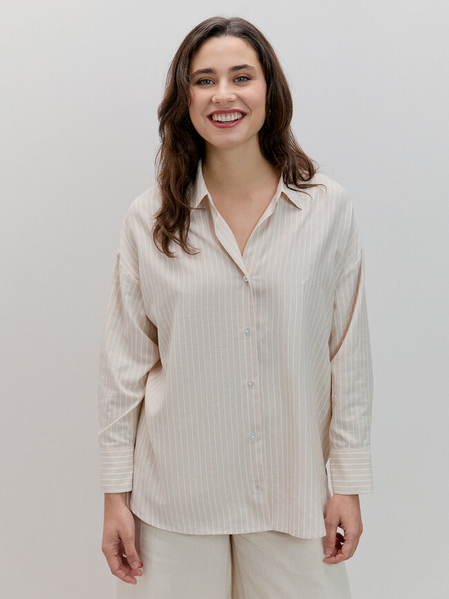 CAMISA OVERSIZE Vison