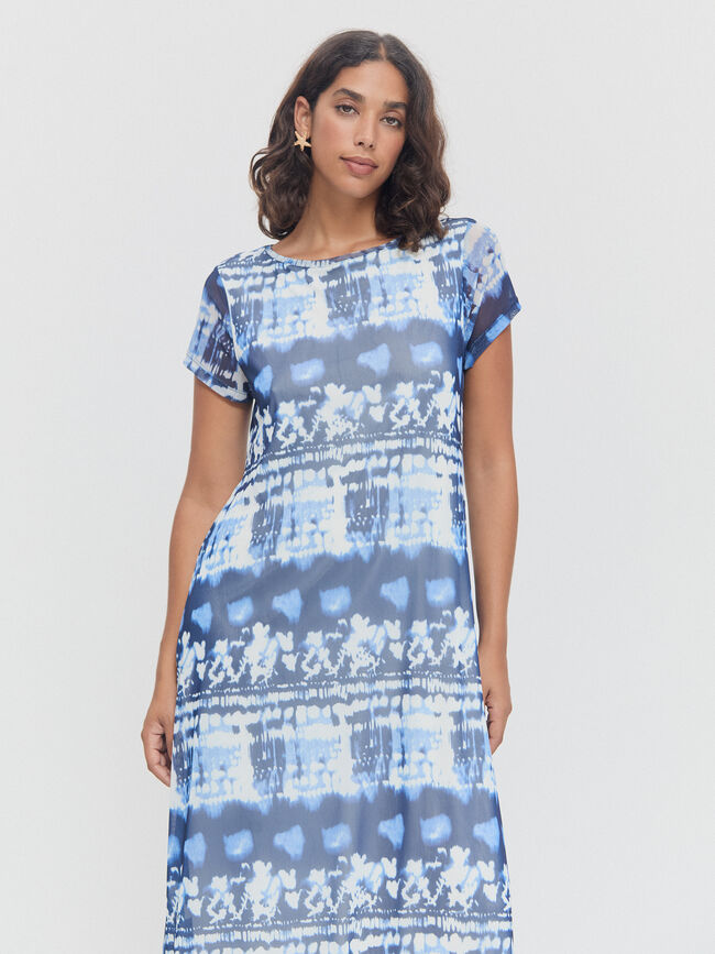 VESTIDO TUL LARGO Ultramar