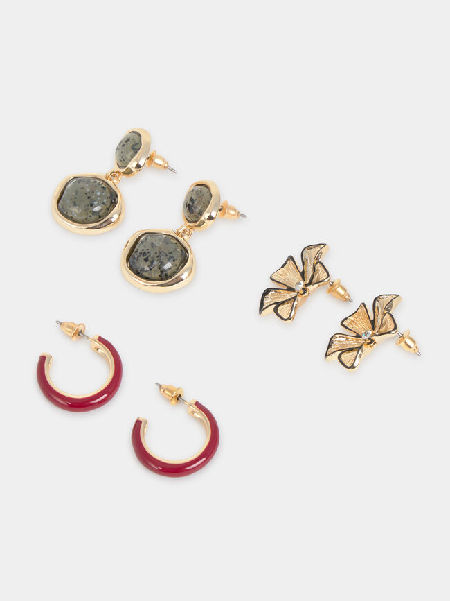 PACK PENDIENTES VARIADO Multicolor