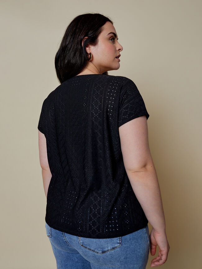 CAMISETA CALADA Negro