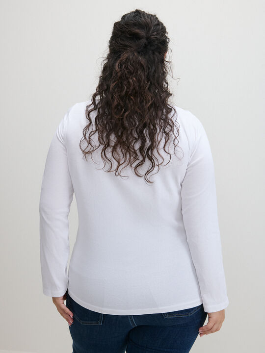 CAMISETA MANGA LARGA Blanco Optico image number null