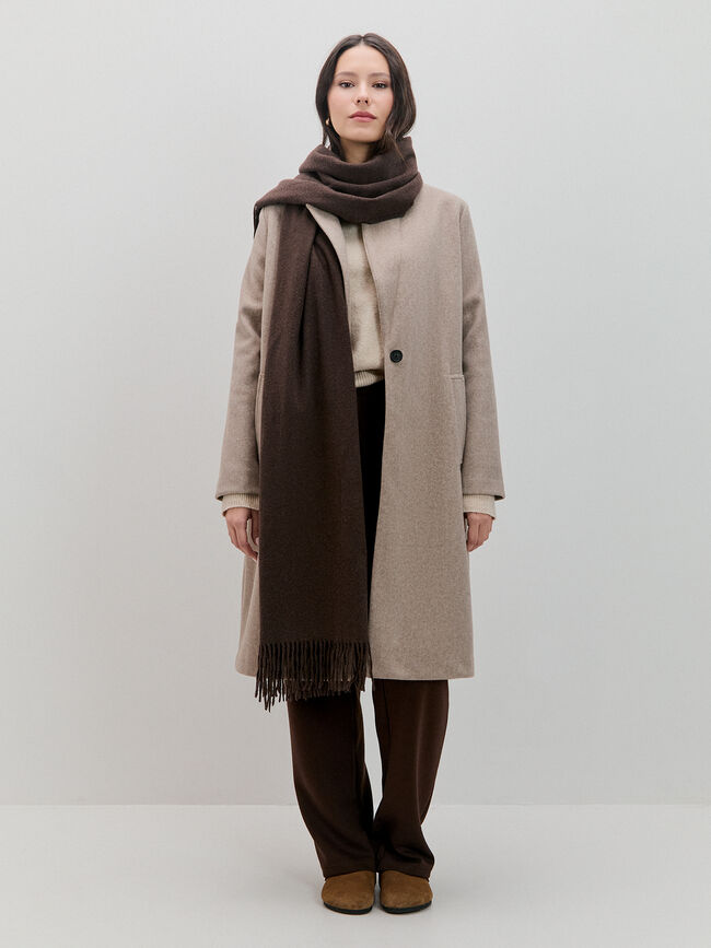 ABRIGO LARGO PAÑO Arena